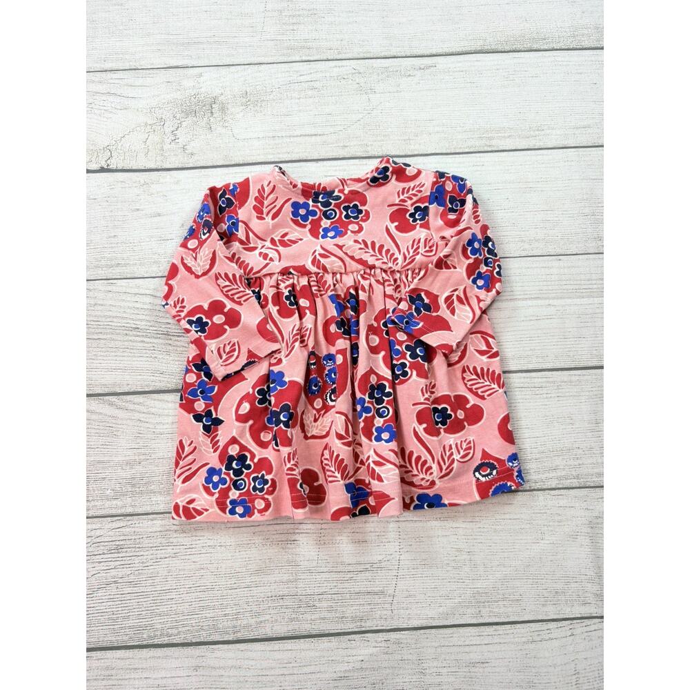 Hanna Andersson Day Play Dress Baby Floral Long Sleeve Size 60 (2-6 Mo) - Picture 2 of 5